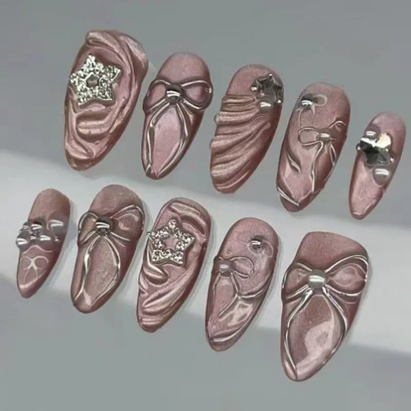 Y2K Cat Eye Press-On Nails