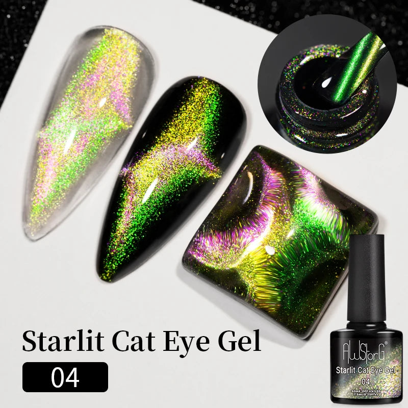 Pink Cat Eye Gel Polish