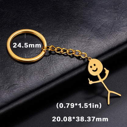 Teamer Funny Middle Finger Stickman