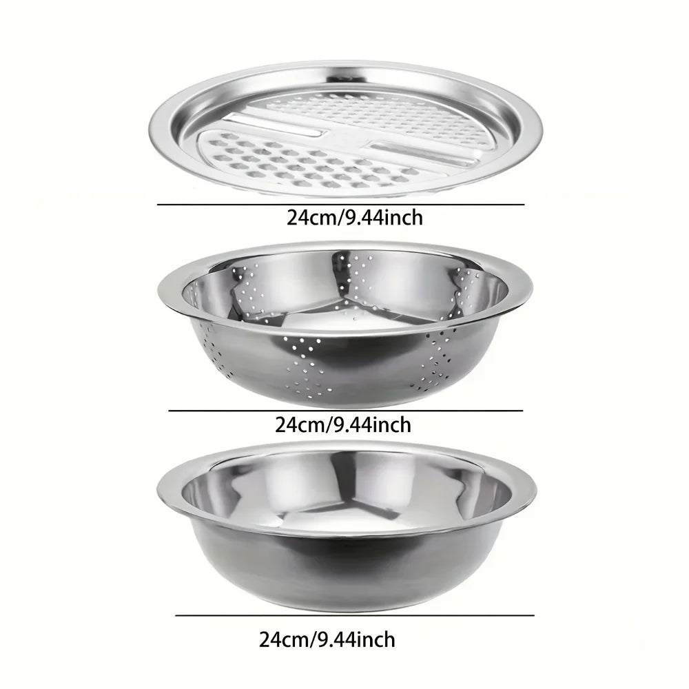 Stainless Steel Grater Set Multi