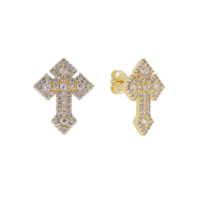 Cross Stud Earrings