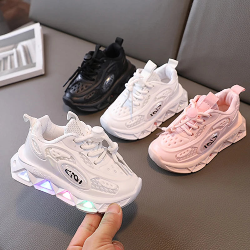Elastic-Band Luminous Sneakers