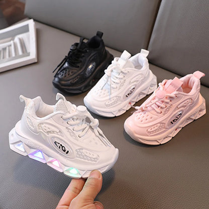 Elastic-Band Luminous Sneakers