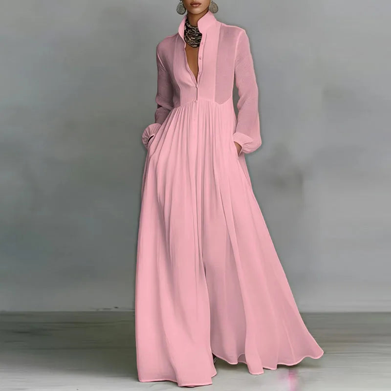 Sheer Lantern Sleeve Dress