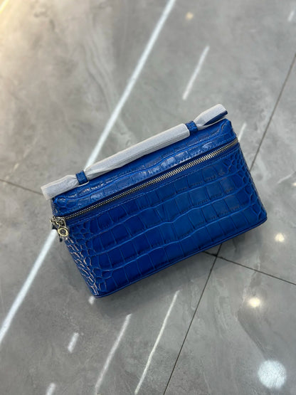 Crocodile Embossed Mini Clutch