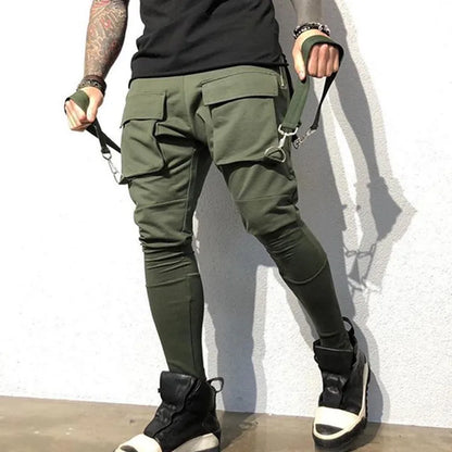 Cargo Ankle Pencil Zipper Pockets Trouser