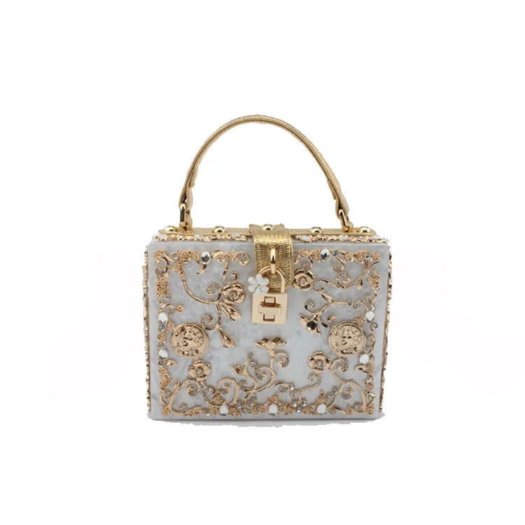 Beaded Sequined Evening Clutch
