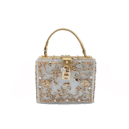 Beaded Sequined Evening Clutch