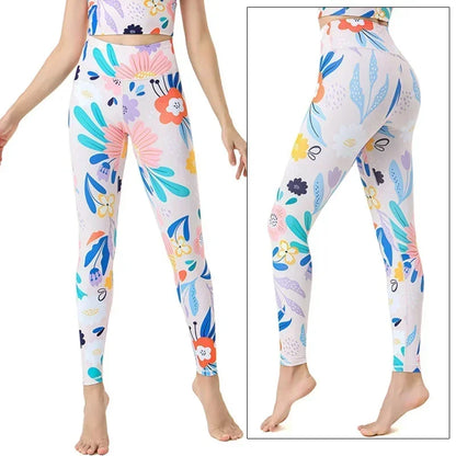 Cloud Hide Floral Push-Up Leggings