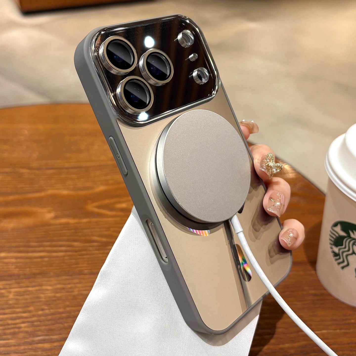 Fashion Magnetic Case for iPhone 17 Pro Max | 17 Pro | 16 Pro Max | 16 Pro | 15 Pro Max | 15 Pro