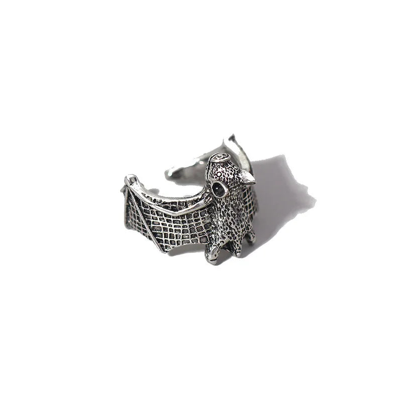 Adjustable Winged Bat Ring