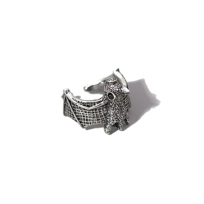 Adjustable Winged Bat Ring