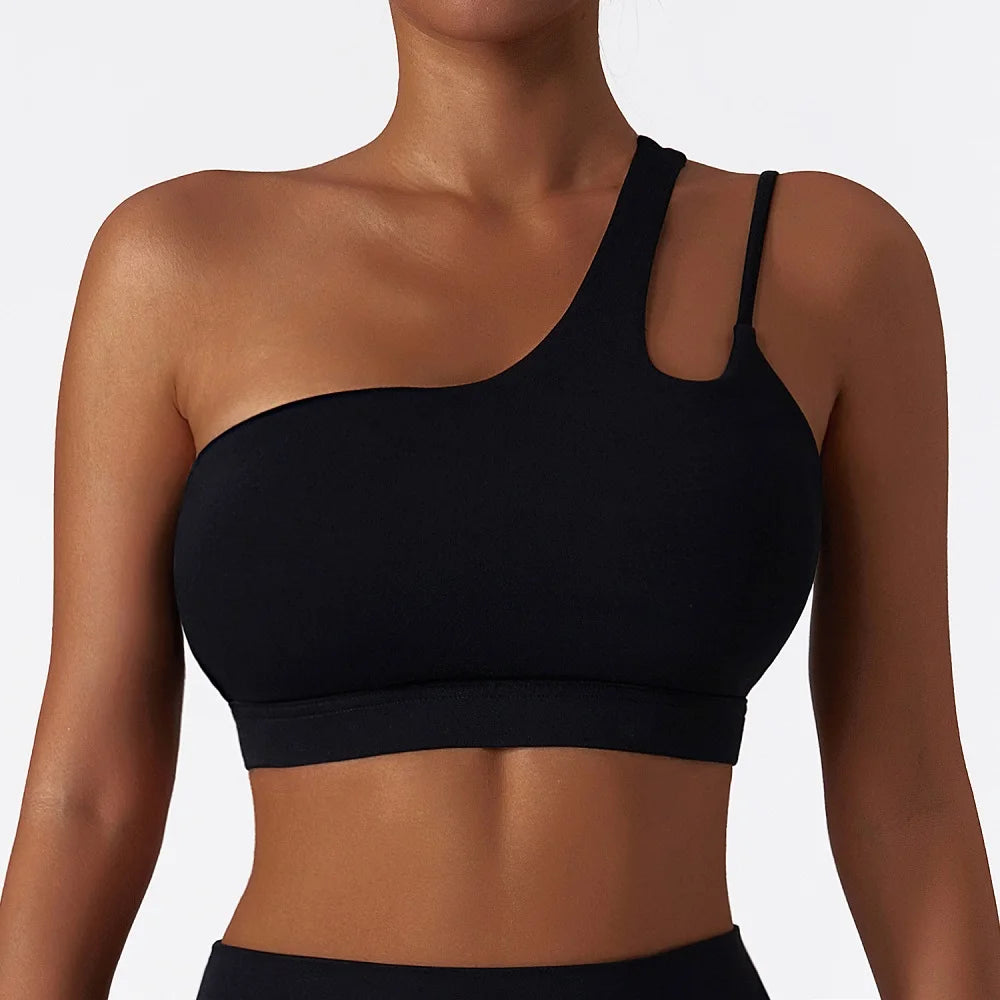 Cloud Hide One-Shoulder Bra