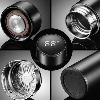 Digital Temperature Display Coffee Thermos