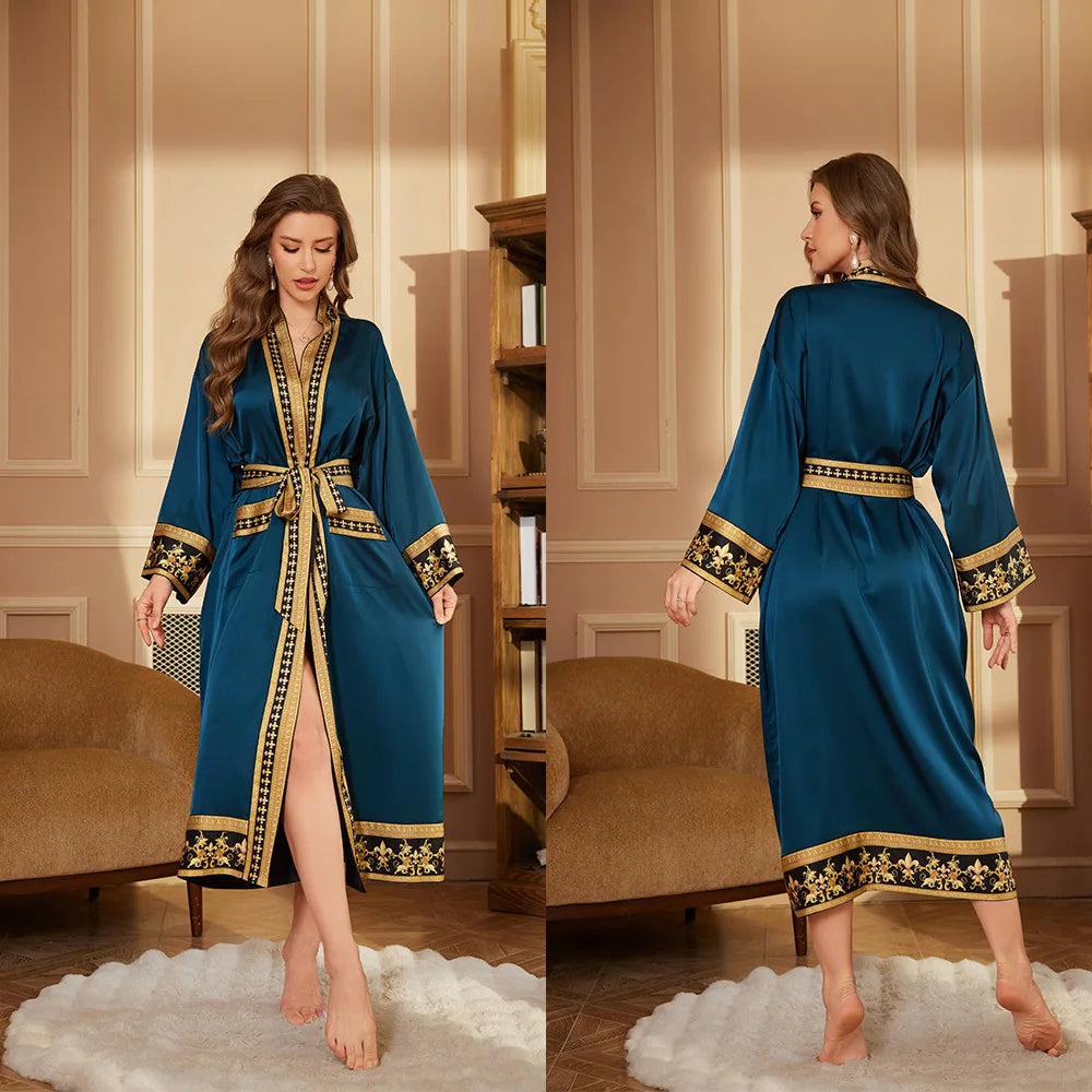 Printed Autumn Mid Robe