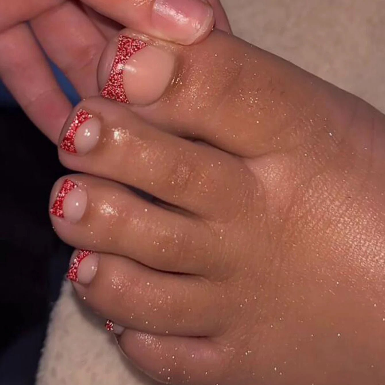White Press-On Nail Set
