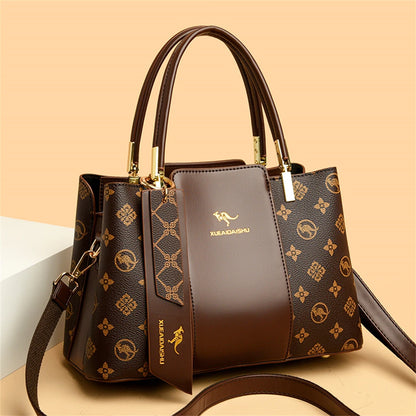 Microfiber Leather Crossbody Tote
