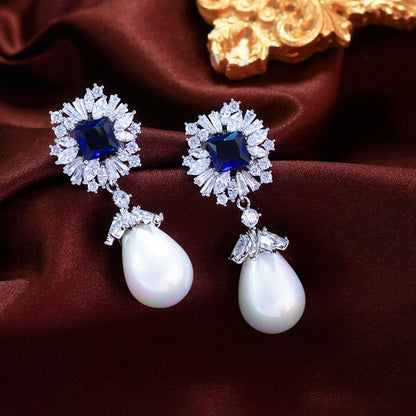 Square Drop Earrings