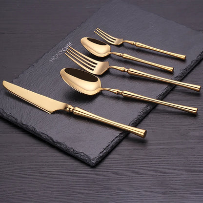 Metal Solid Sliver Cutlery Set