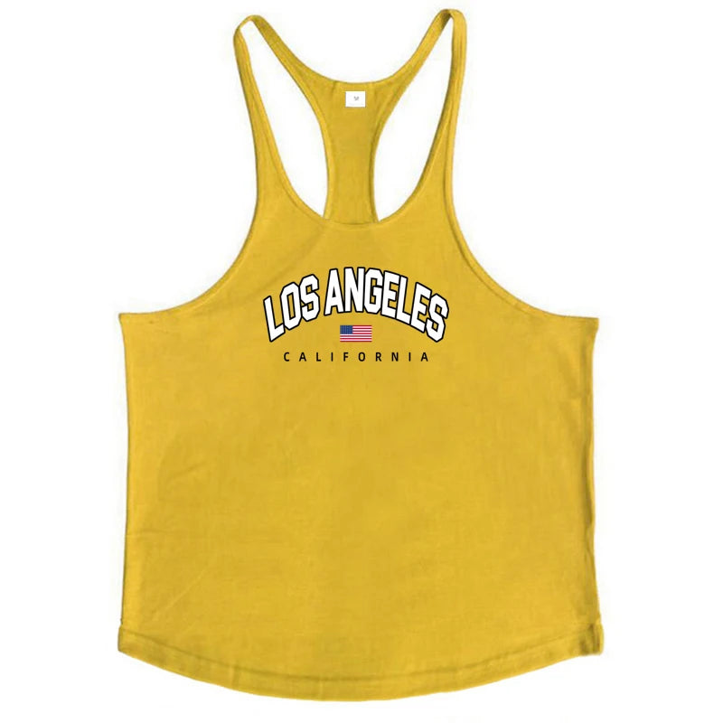 Y-Back Gym Tank Top Cotton