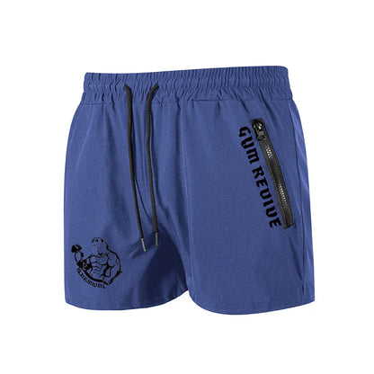 Double Zipper Pocket Training Shorts