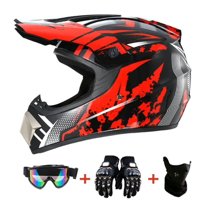 DOT-Approved Youth Dirt Bike Helmet