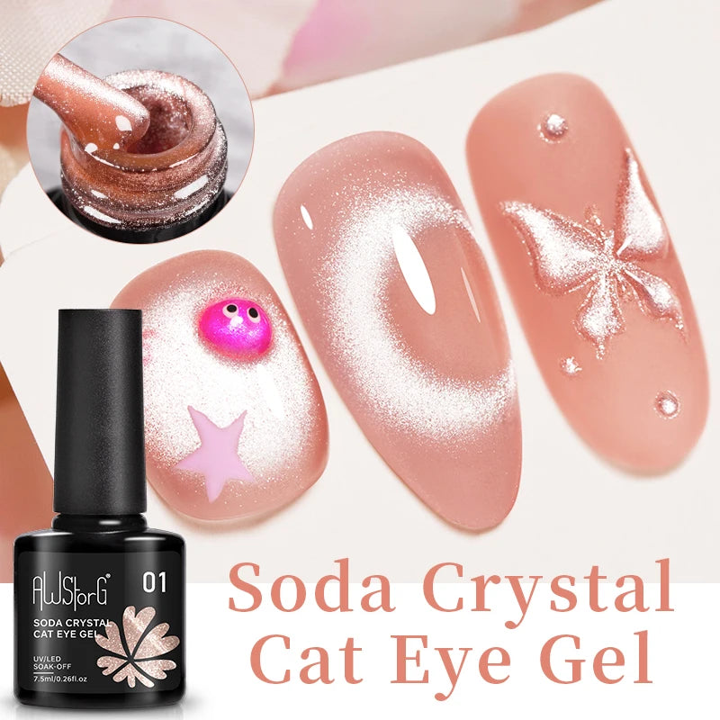 Pink Cat Eye Gel Polish