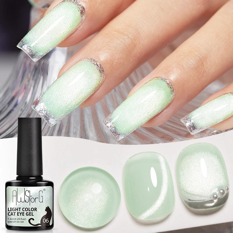 Pink Cat Eye Gel Polish