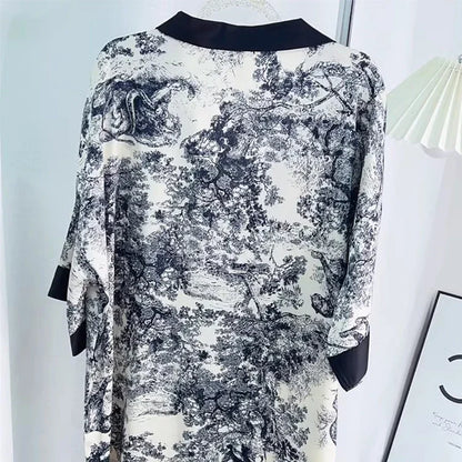 Elegant Landscape Nightskirt