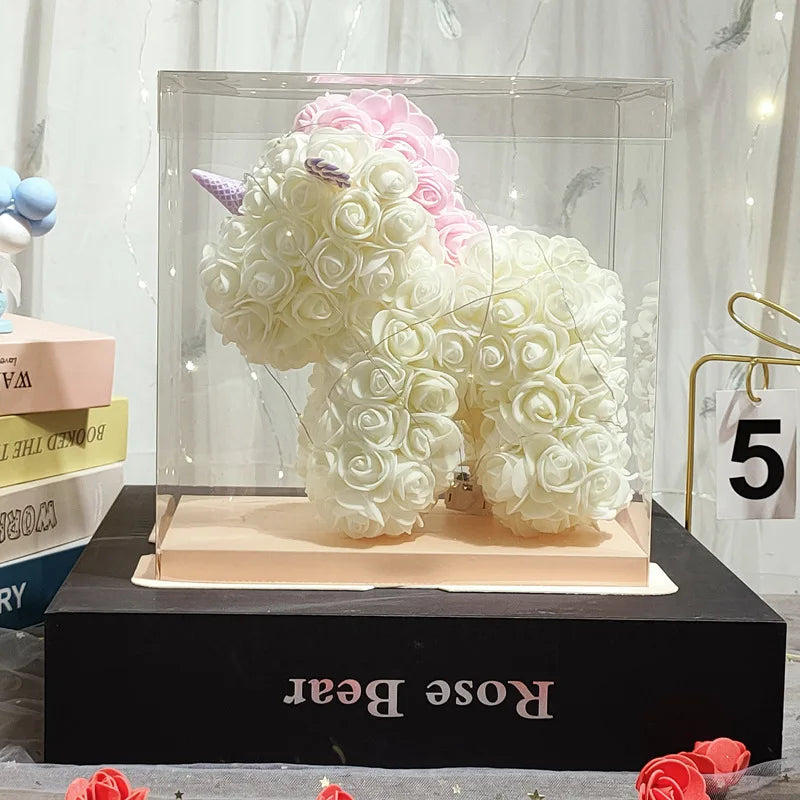 Simulated Rose Display