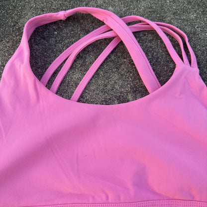 Solid Color Cross Back Fitness