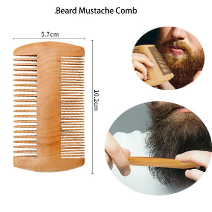 Beard Brush Comb Set