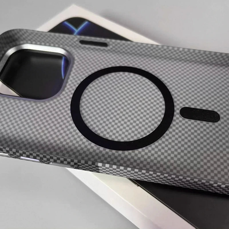 Pixel Grid Magnetic Case for iPhone 17 Pro Max | 17 Pro | 16 Pro Max | 16 Pro | 15 Pro Max | 15 Pro | 14 Pro Max | 14 Pro