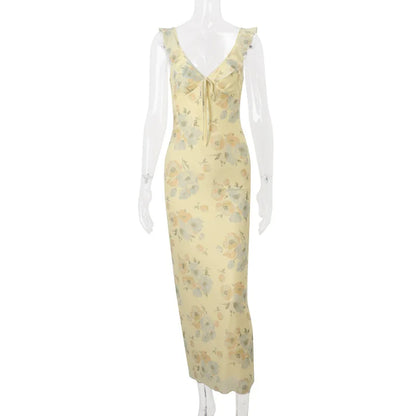 Ruffle Strap Club Dress