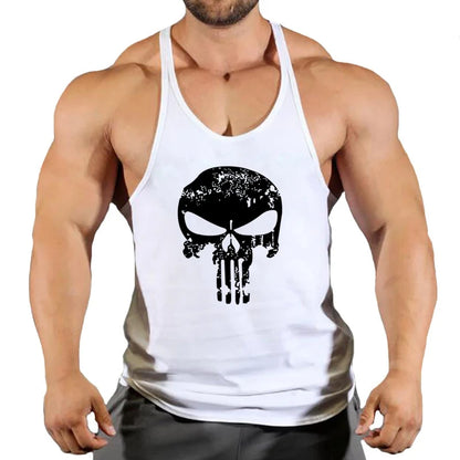 Muscular Stringer Bodybuilding Gym Vest