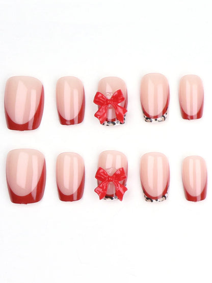 Butterfly Bow Press-On Nails