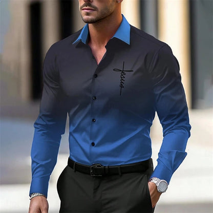 3D Print Casual Autumn Shirt