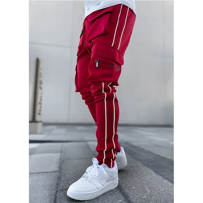 Workwear Elastic Multi Bag Reflective Trouser