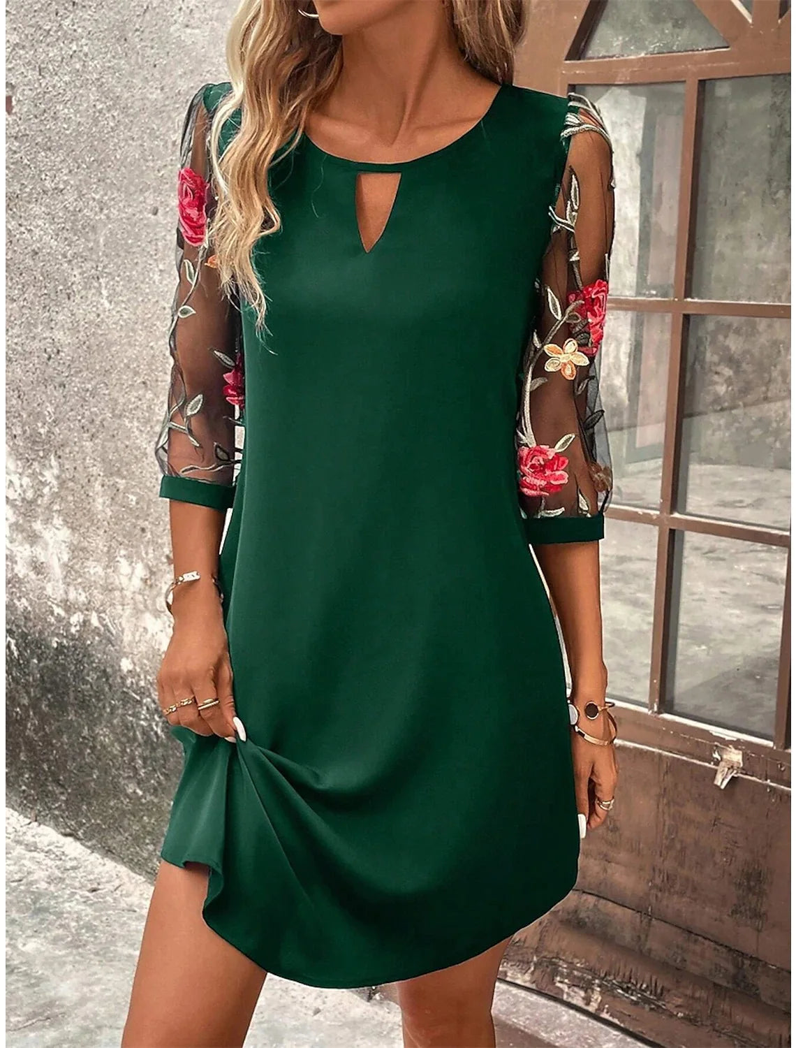 Printed Summer Mini Dress