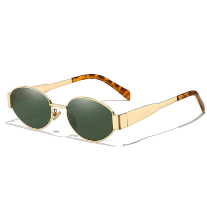 Unisex Oval Sun Glasses