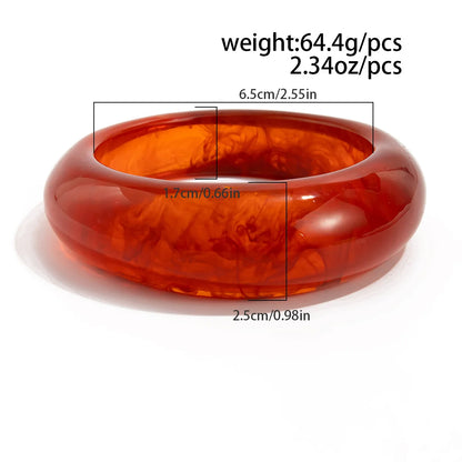 Thick Geometric Cuff Bracelet