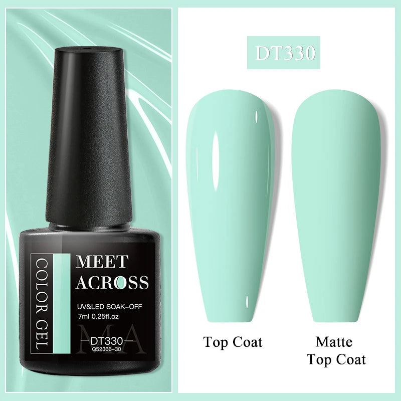 MEET ACROSS Matte Gel Polish