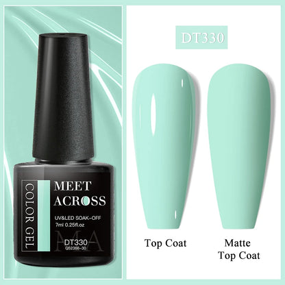 MEET ACROSS Matte Gel Polish