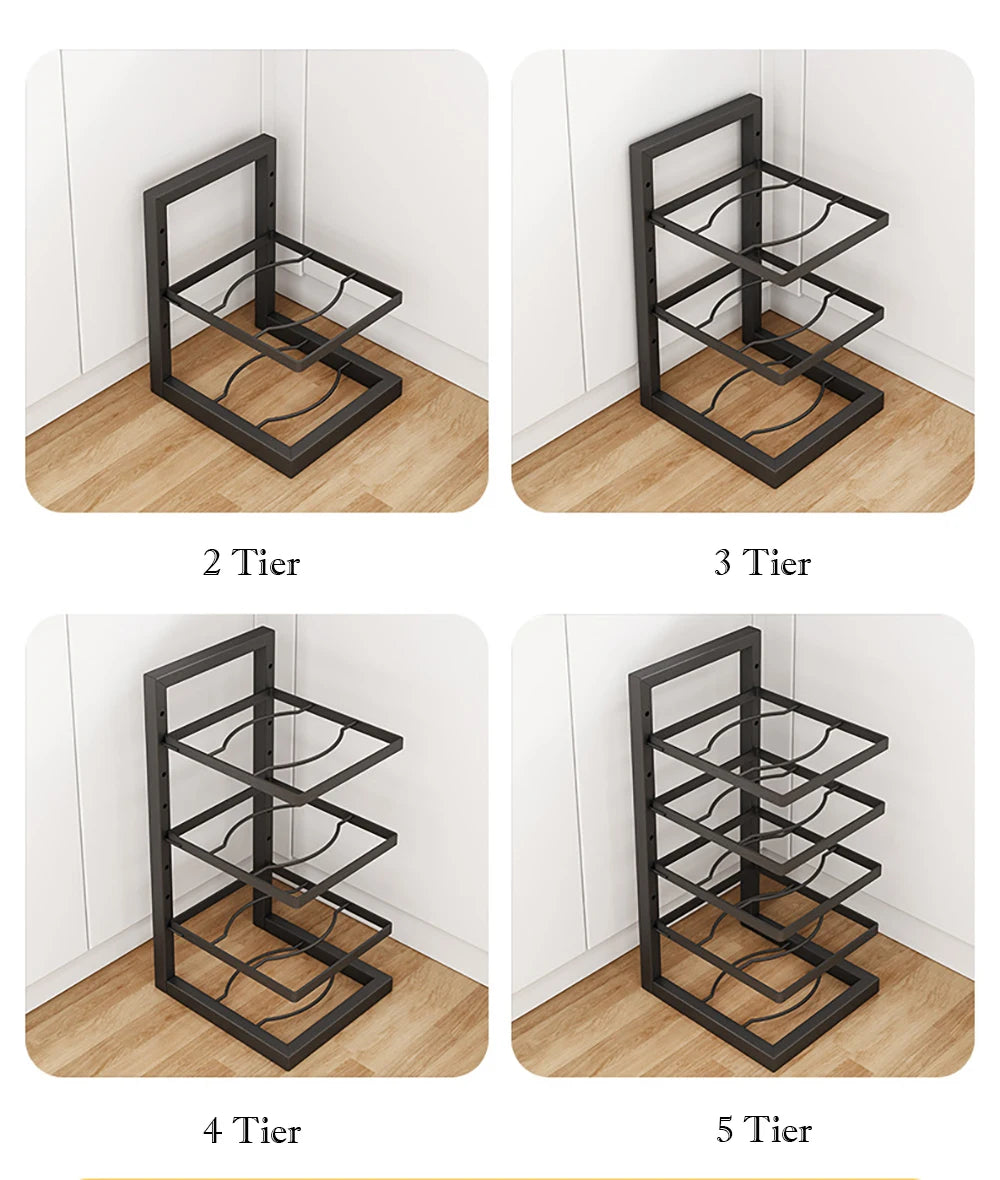 Steel Reusable Organzier Kitchen Adjustable