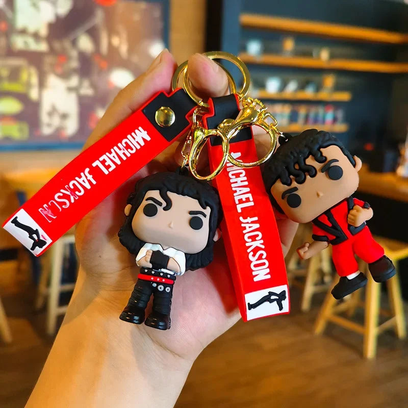 Michael Jackson Keychain Music Idol