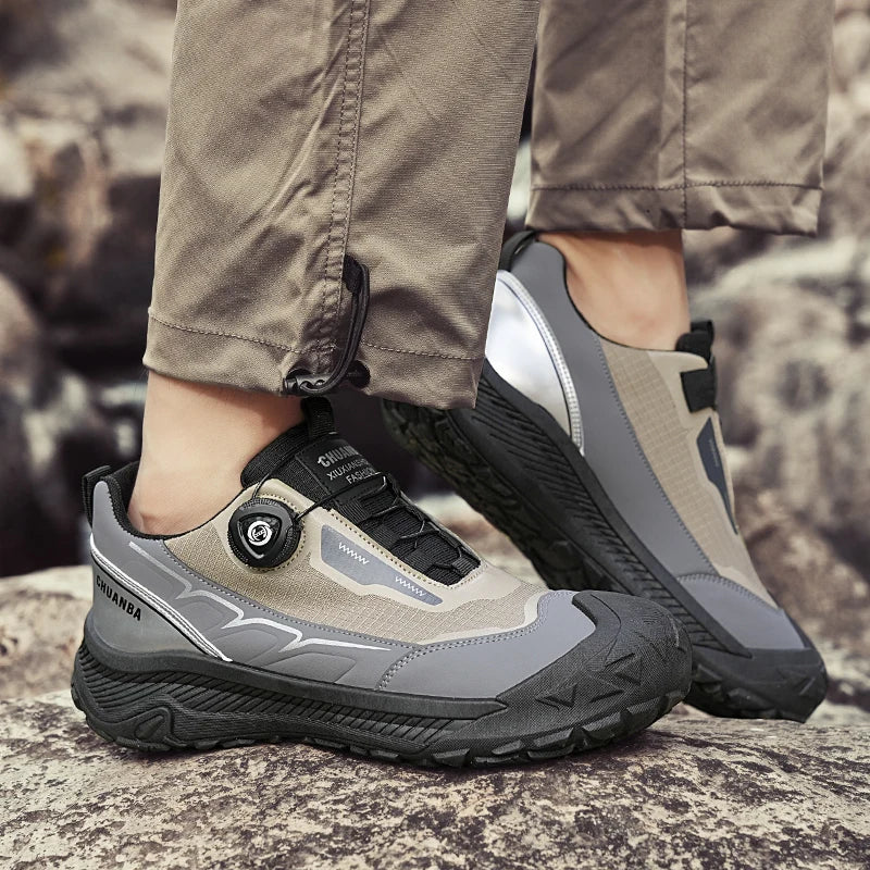 Rotary Buckle Trekking Sneakers