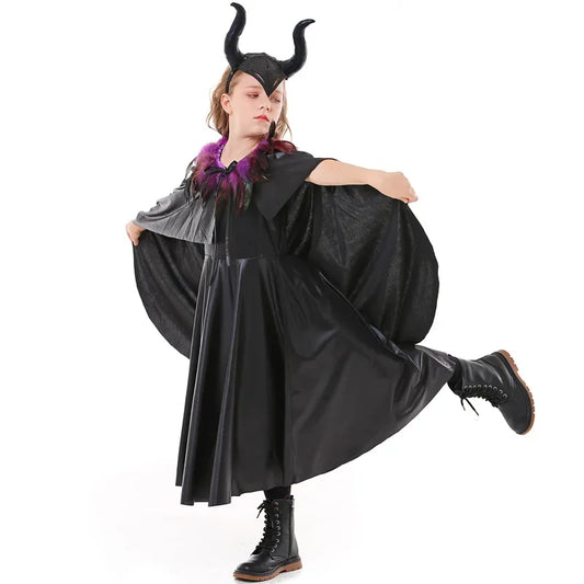 Girls Witch Costume Dress Set