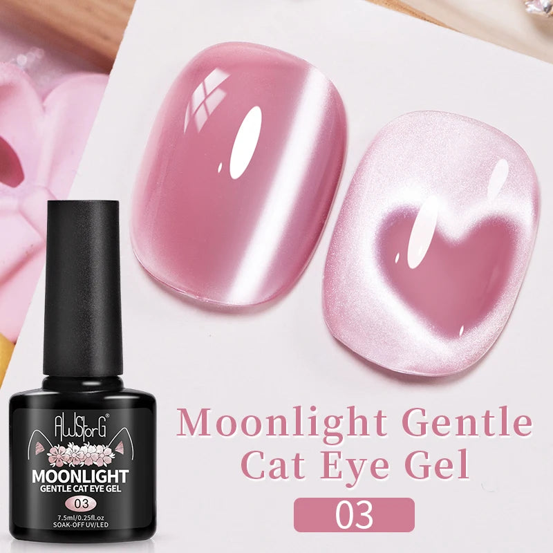 Pink Cat Eye Gel Polish