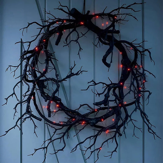 Halloween LED Glitter Branch