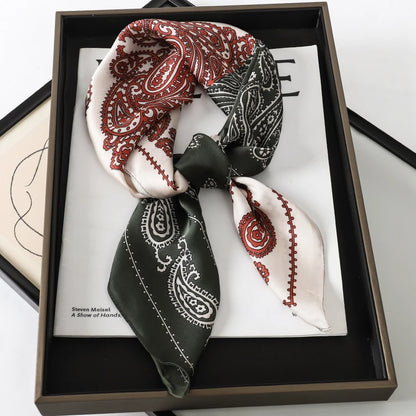 Scarf 70 70Cm Silk Square